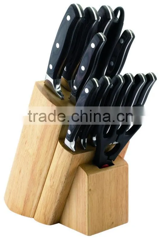 ABS+430 S/S HANDLE 14PCS KITCHEN KNIFE SET
