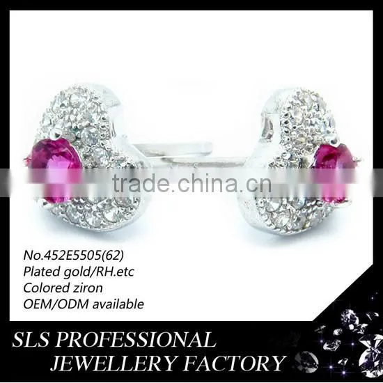 New design rings german silver jewelry fashion heart shape german silver jewelry fashion