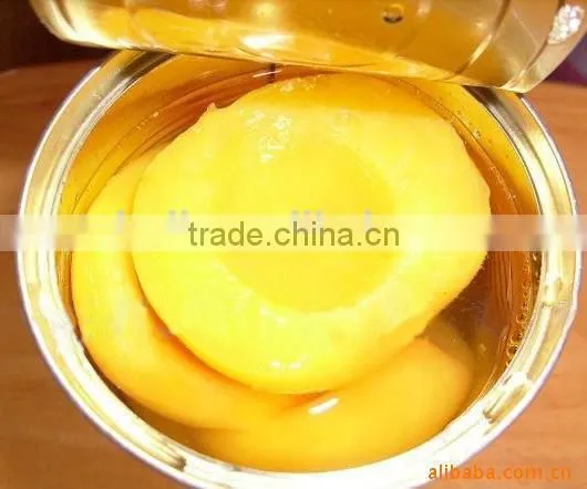 canned yellow peach slices