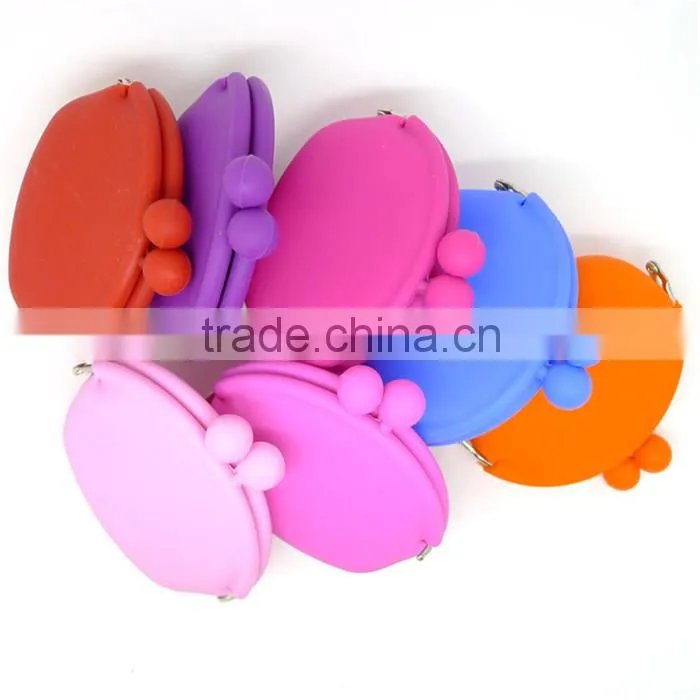 cheap customized logo printed bulk wholesale silicone coin purse