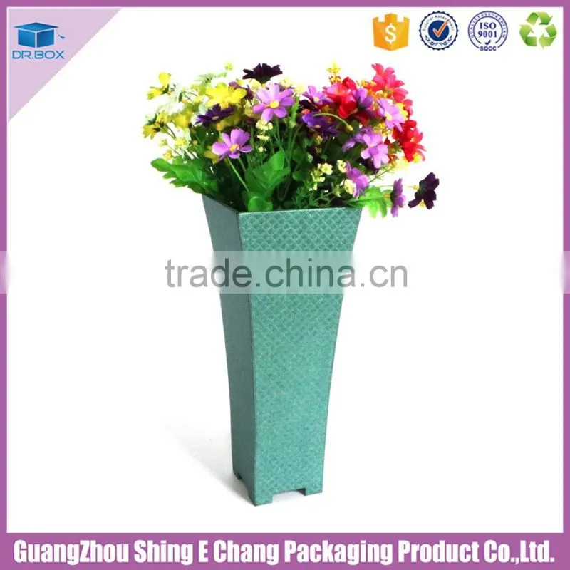 Durable cardboard boxes for flower vase,ECO-friendly paper flower cardboard vases