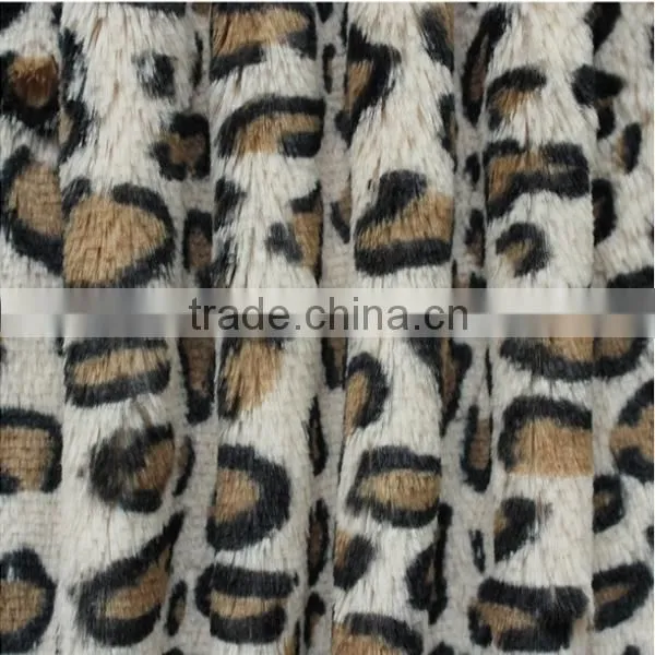cartoon leopard toys plush fabric