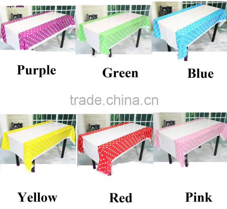 Plastic Tablecloth Wedding Birthday Party Supplies