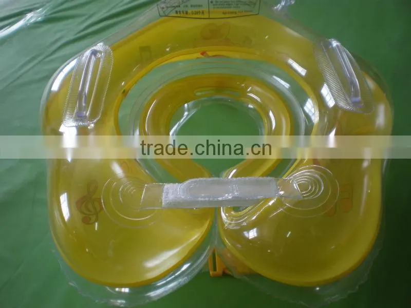 Inflatable pvc kids neck swimming ring