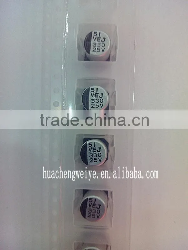 SMD Aluminum electrolytic Capacitors 330UF 25 V 8.0*10.0