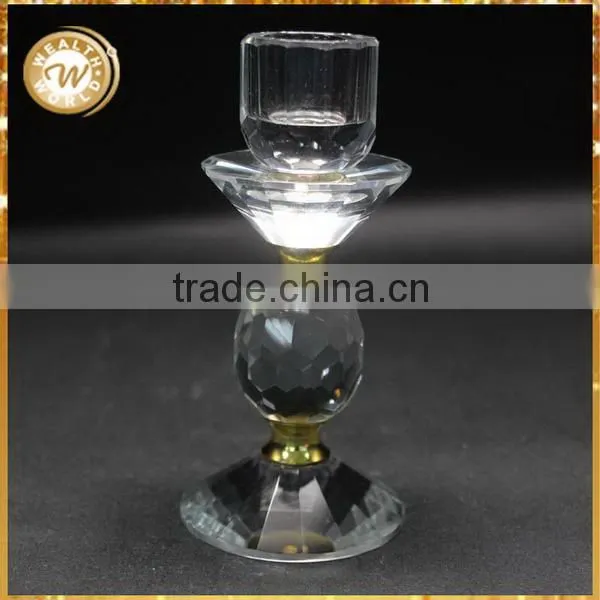 New useful crystal candle stand decoration