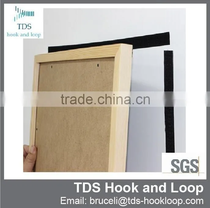 10-100mm nylon polyester self adhesive hook and loop