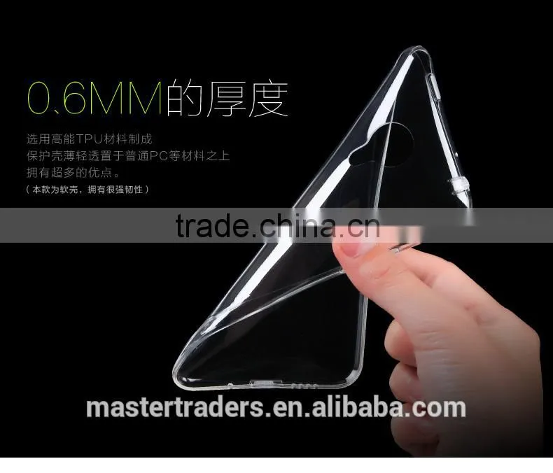 Original HOCO Light Series 0.6mm Ultra Thin Soft TPU Clear Protective Back Cover Case For Meizu MX4 MT-2942