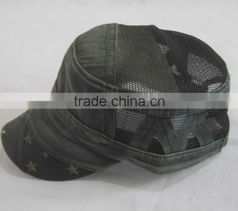 cotton military cap star