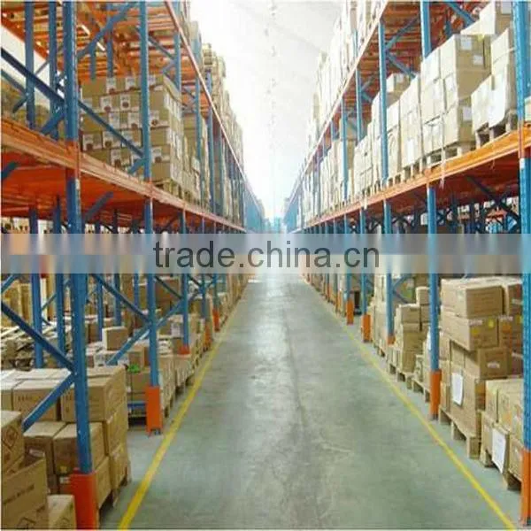 guangzhou factory custom warehouse metal push-back shelving