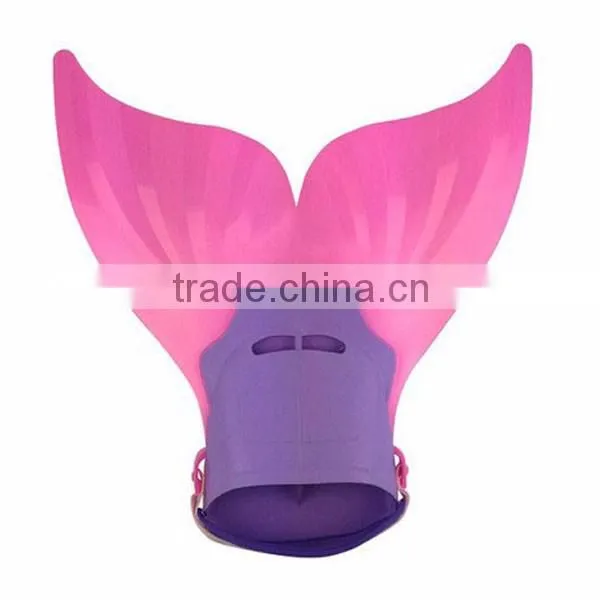 New arrival children style rubber swimming fins, diving mono fins with customized service