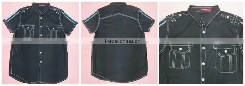 Hot sales good quality mens shirts /blouse cotton stock