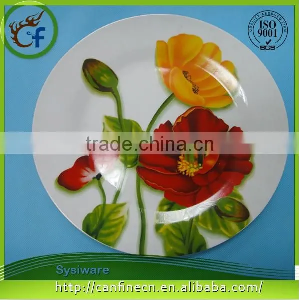 Ceramic porcelain appetizer plates,ceramic microwave dish plate,printable ceramic plates