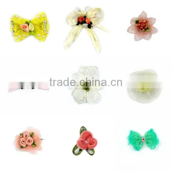 Newest elegance canary organza rose flower