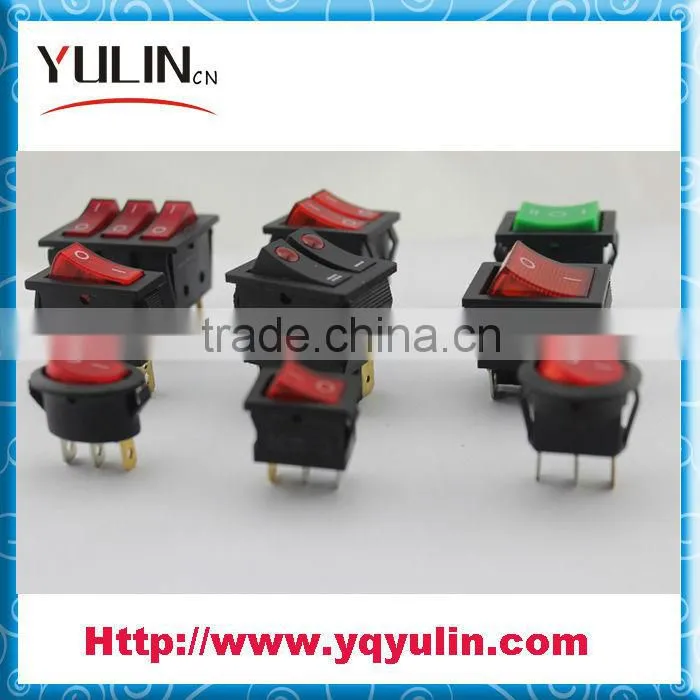 Power Khan PA66 KCD1 KCD8 KCD4 ON OFF 6A 250V Mini Rocker Switch