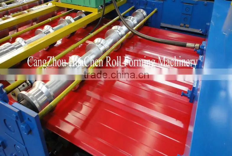 Botou, China. HC Wall Tiles Roll Forming Machine