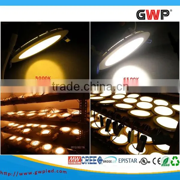 18W LED Panel Light Ceiling Light SMD2835 Light White Round Recessed Down Lamp