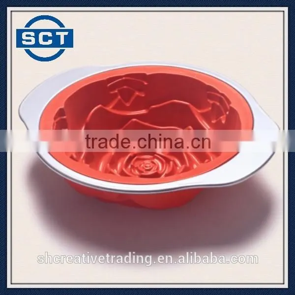 Wholesale High Temperature Resistance Silicone Cake Moulds Bakeware Cake Design Tool