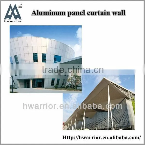 Professinal design aluminum facade for business building