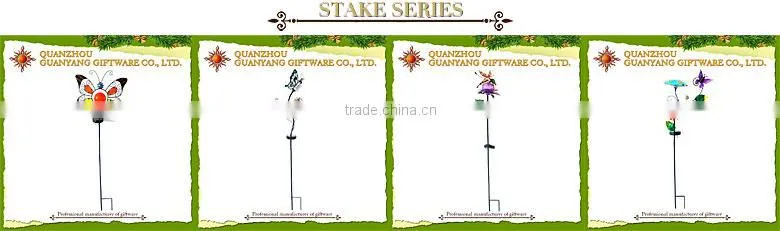dragonfly decorative led solar color changing acrylic wind chime
