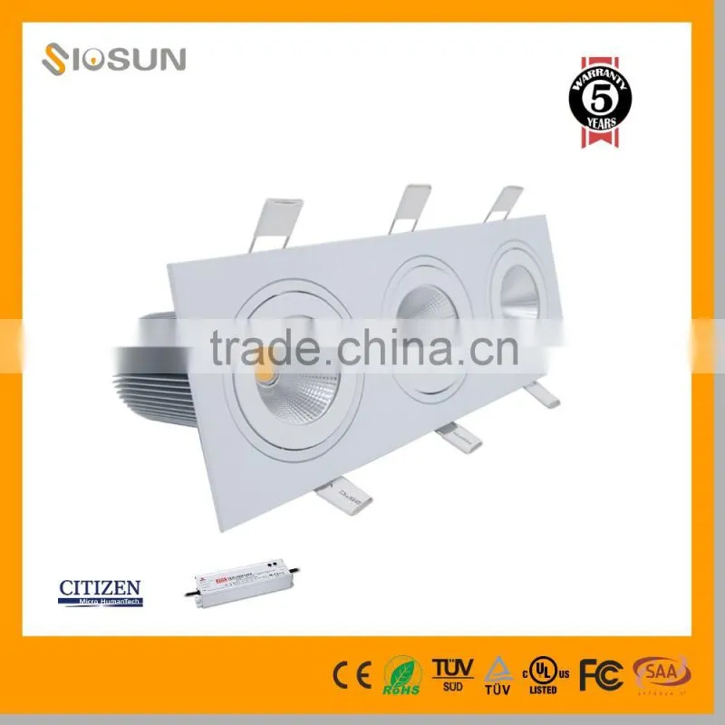10W 1120Lumens Dimmable Commercial 5 Years Warranty COB LED DownLight