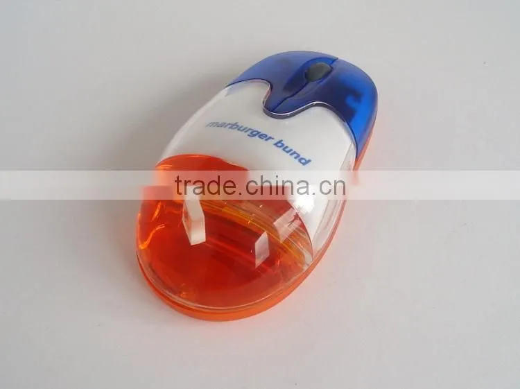 Computer Gift 2.4G Rechargeable Wireless Liquid Aqua Mouse with usb mini receiver