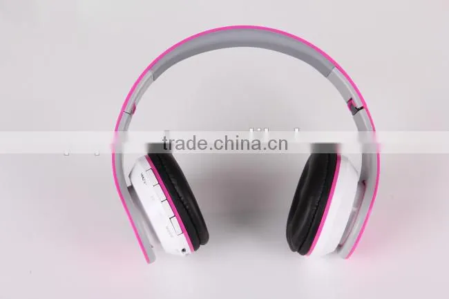 Fashion Stereo Handfree Wireless Bluetooth Headset with Mic for woman