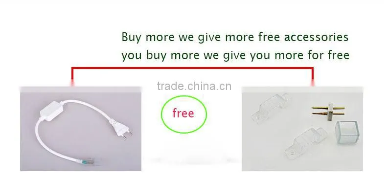3014 220V high lumen super brightness decoration led strip light