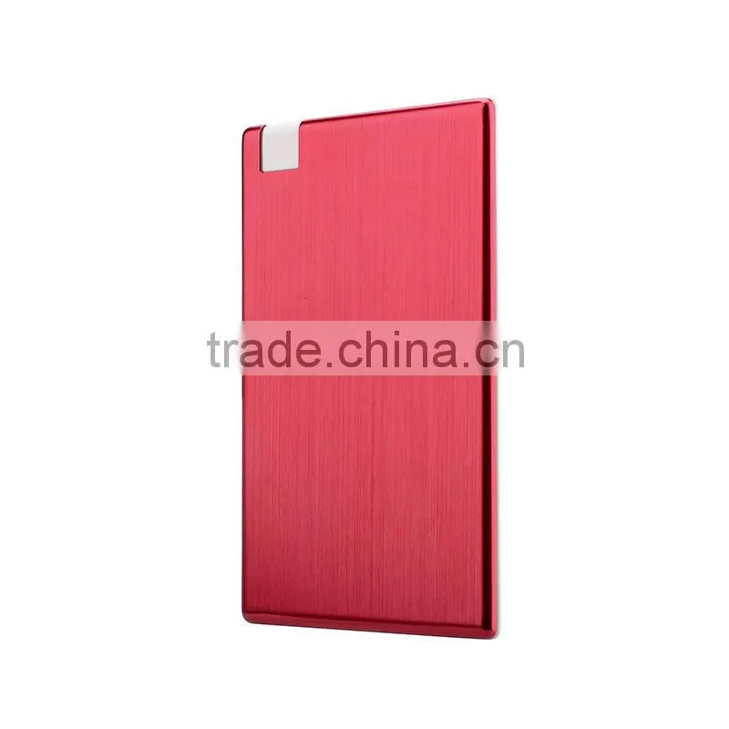 2015 hot promotion custom logo 1500mah portable ultra thin credit card power bank