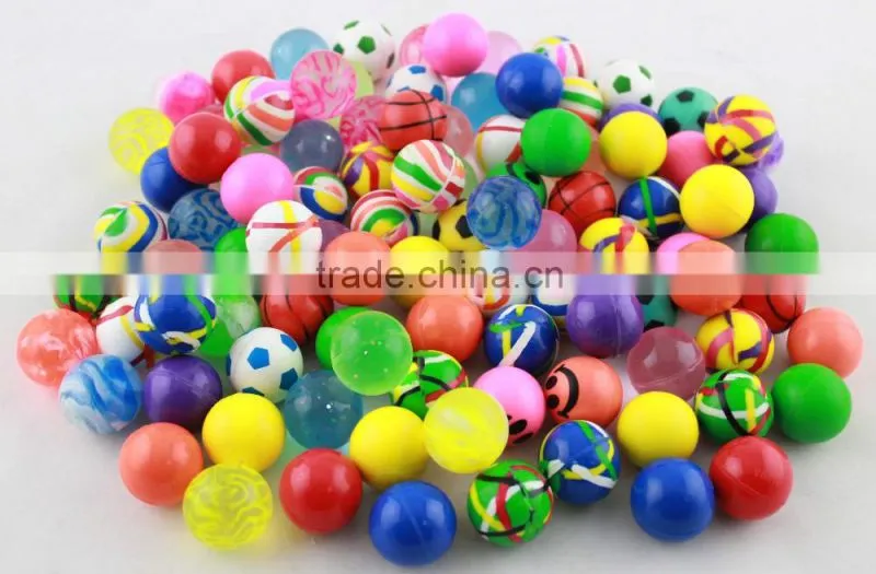 EN71 high quality rainbow bouncing balls 60mm