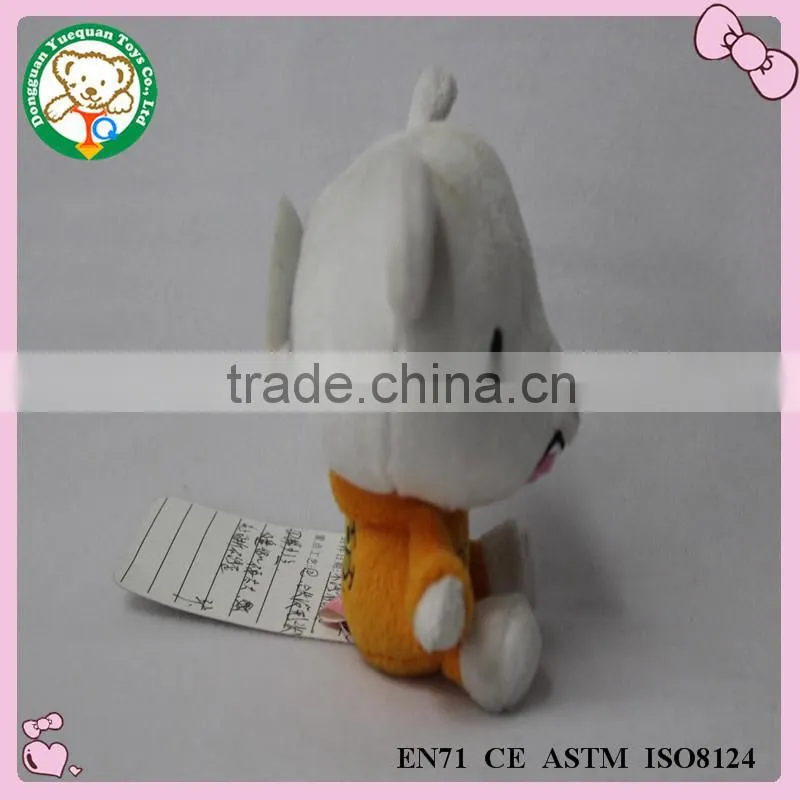 custom promotion gift plush toy bear with sucker