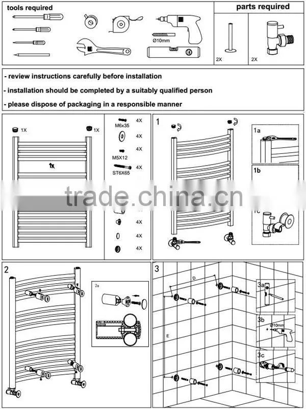 High Quality low-carbon steel Bathroom hardware accessory towel warmer