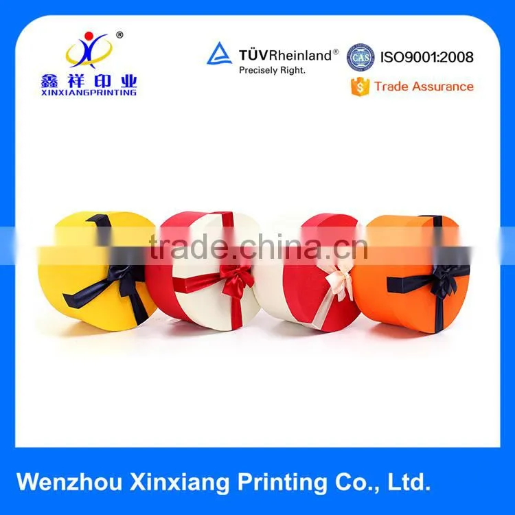 Simple Design Small Round Gift Box Business Paper Boxes Whoesale