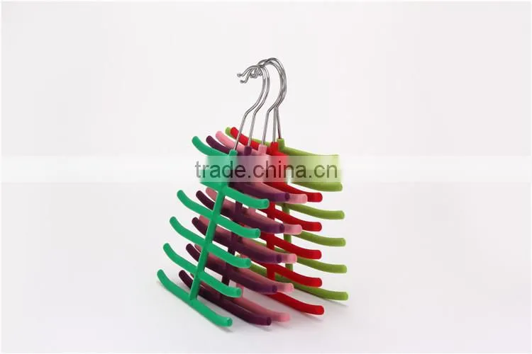 Standby Velvet Flocked Tie Organizers Gentlemen Custom Suit hangers