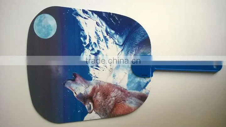 promotional lenticular small hand fan