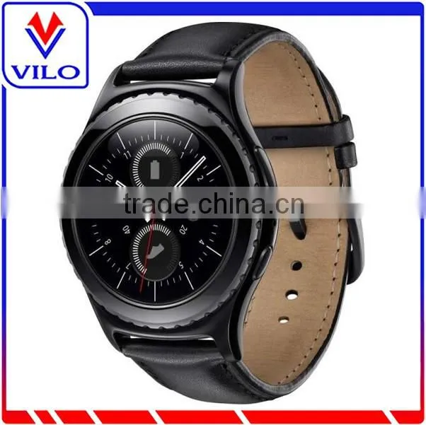 Genuine leather watch strap band waterproof leather watch strap for Samsung