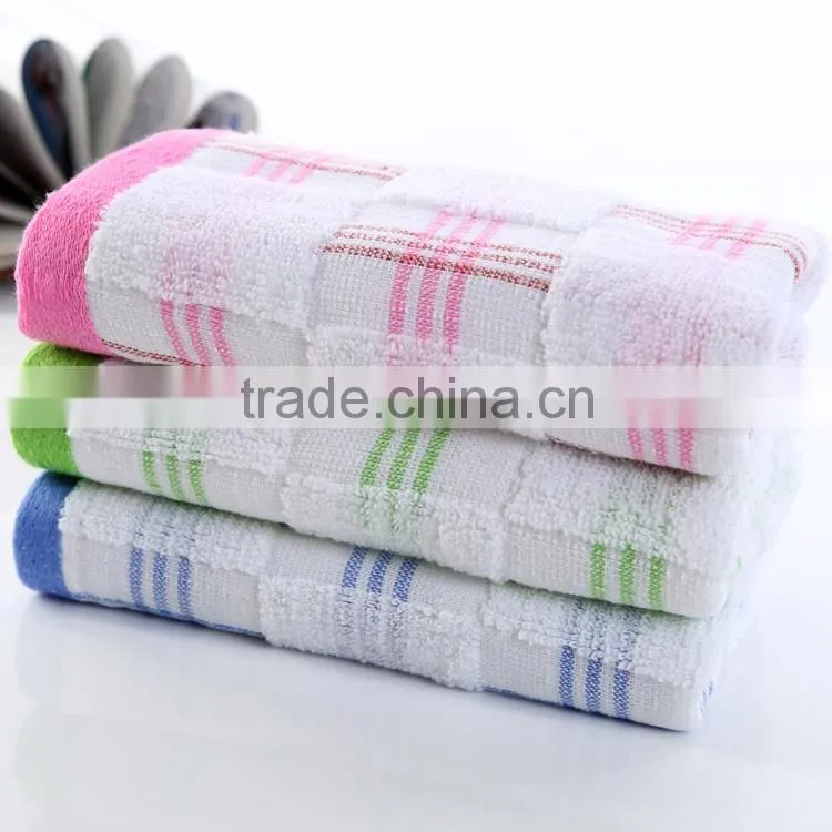high quality 100% cotton face towel supplier in China