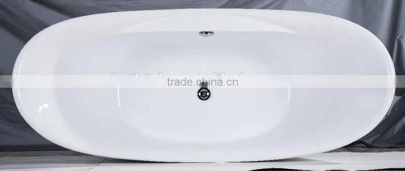 SUNZOOM UPC/cUPC certified oval bathtub price, cheap plastic portable bathtub for adults, corner bathtub price