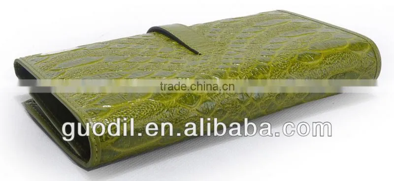 2014 newest fashion crocodile women leather wallet