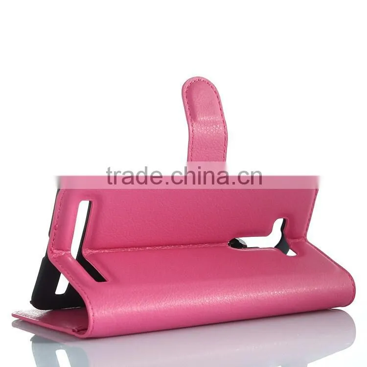 Wholesale Price Leather Wallet Flip Case For Asus Zenfone 2 Laser ZE500KL Case