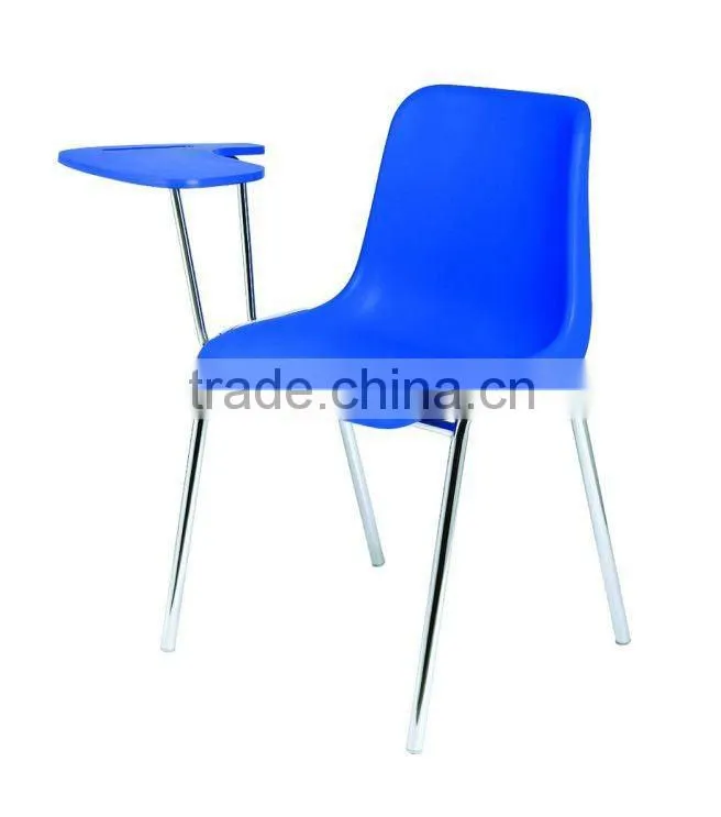 Cheap plastic student/training chair with tablet/silla plastica con tableta1021