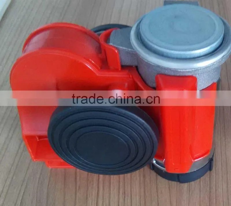 single pipe with air pump red color music air horn