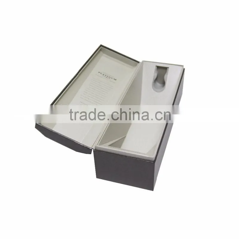 Best design paper wedding wine gift box wholesale