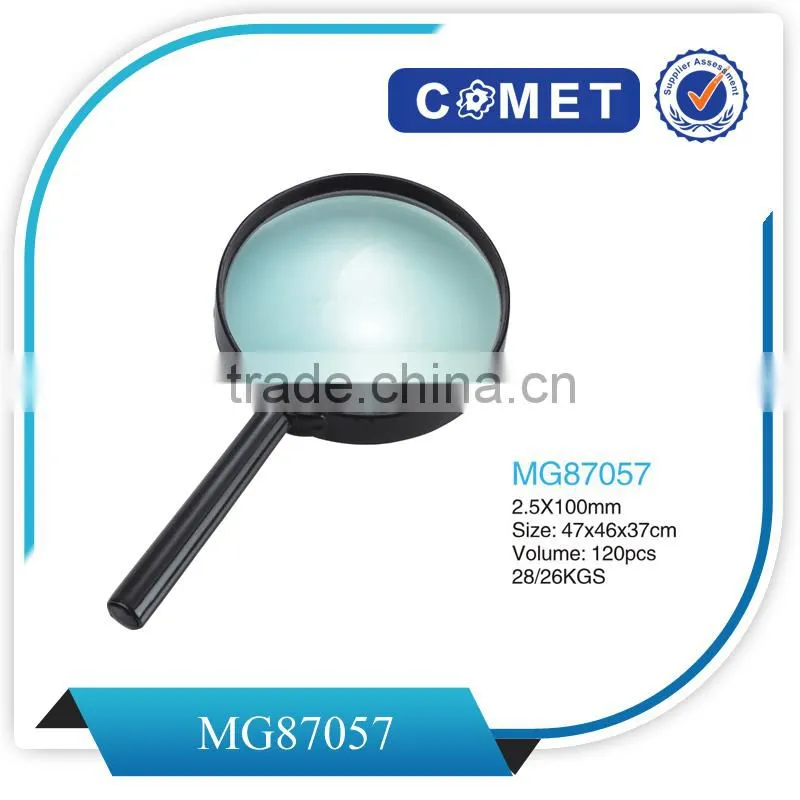 100mm plastic bend glass magnifier glass