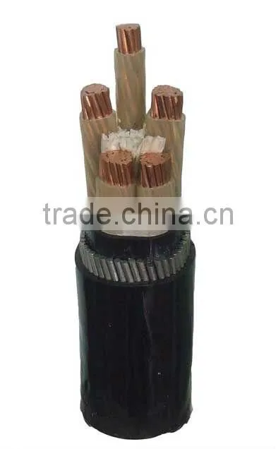 4 core copper cable/power cable--Cu/XLPE/STA/PVC