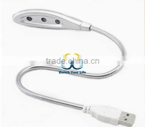 LE USB 3 LED Flexible Light Lamp for Laptop Pc Noteboo