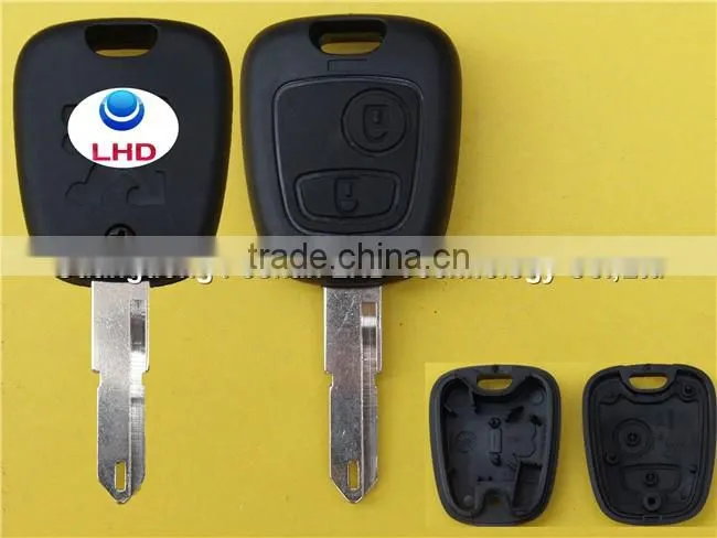 Quite reasonable for car remote key case casing 206 peugeot 2 button wholesale