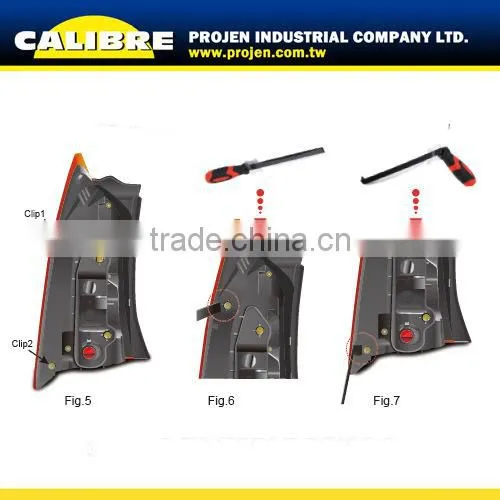 CALIBRE 2 PCS Light cover removal set Light cover remover set