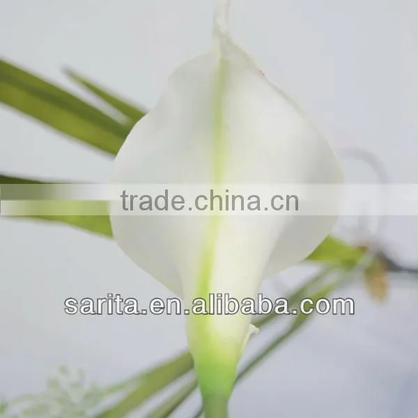 factory direct sale real touch artificial flower with white colors