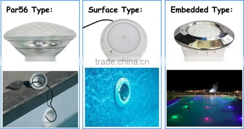 White Embedded Underwater LED Pool Light For Ponds